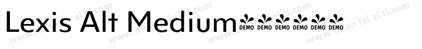 Lexis Alt Medium字体转换
